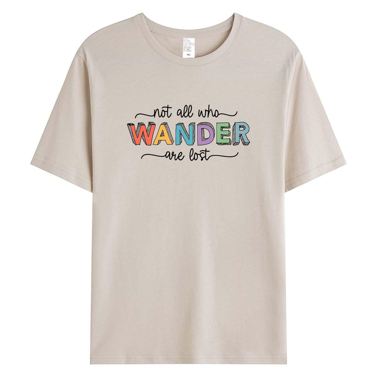 Casual WANDER Print T-Shirt Wo - огляд і ціна Outdoor Adventure Vacations
