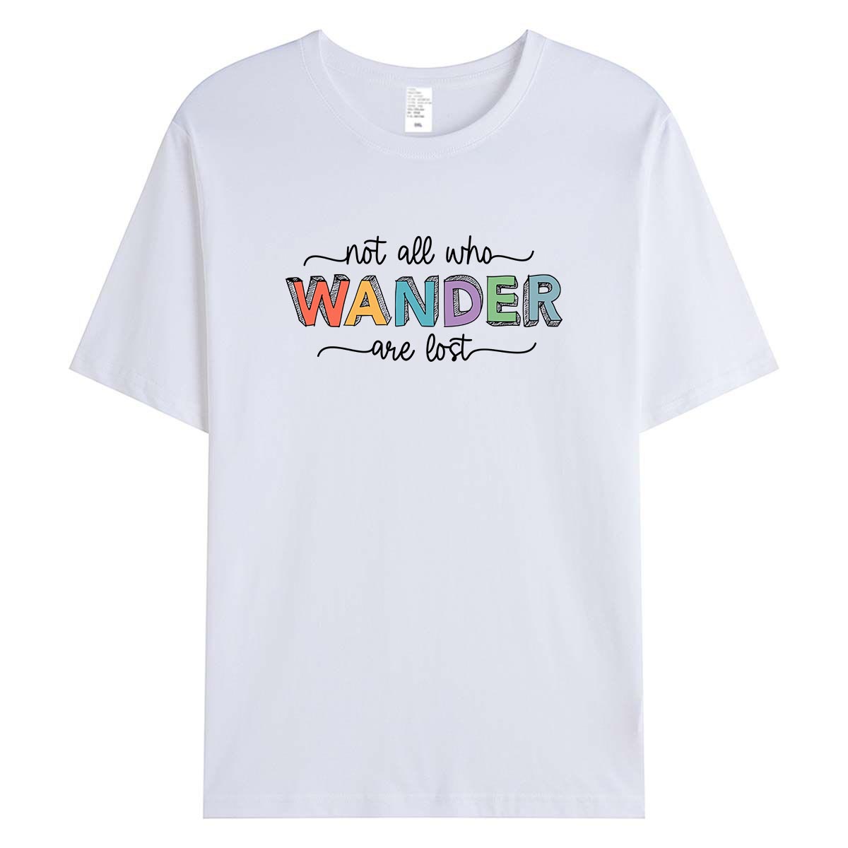Casual WANDER Print T-Shirt Wo - огляд і ціна Outdoor Adventure Vacations