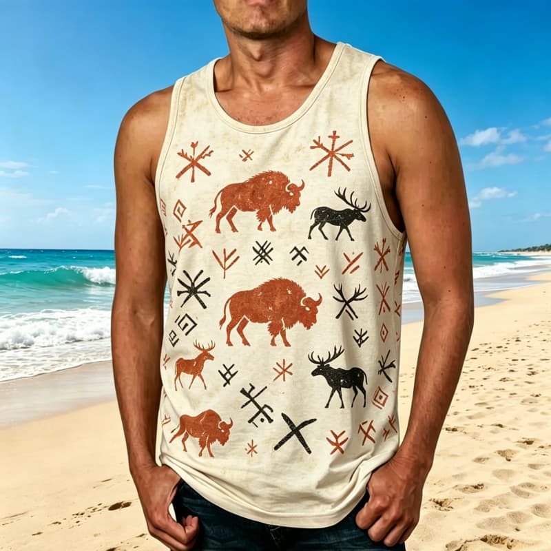 A unique tribal art printed ve - огляд і ціна Outdoor Adventure Vacations