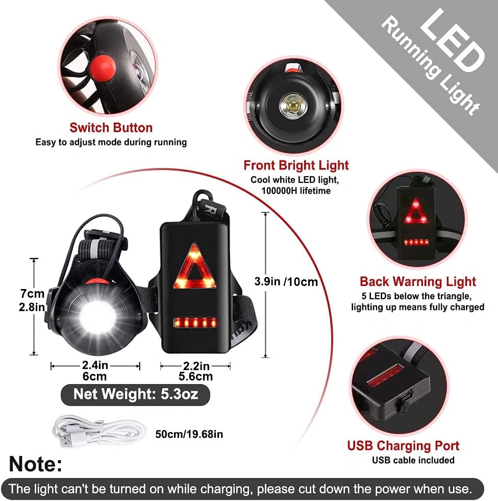 1pc Outdoor  Night Running USB - огляд і ціна Outdoor Adventure Holidays