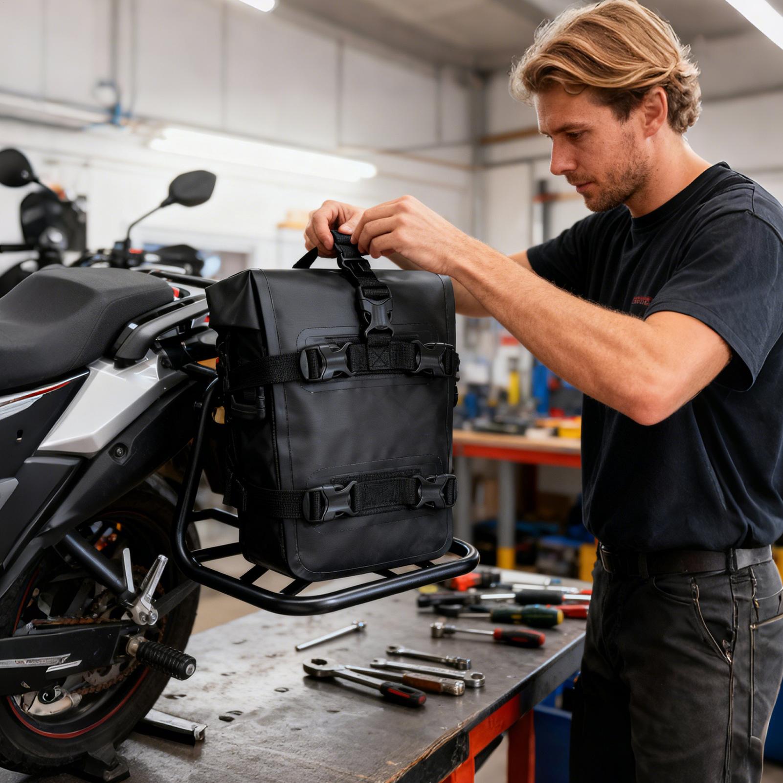 Motorcycle Side Bag Waterproof - огляд і ціна Outdoor Adventure Backpack