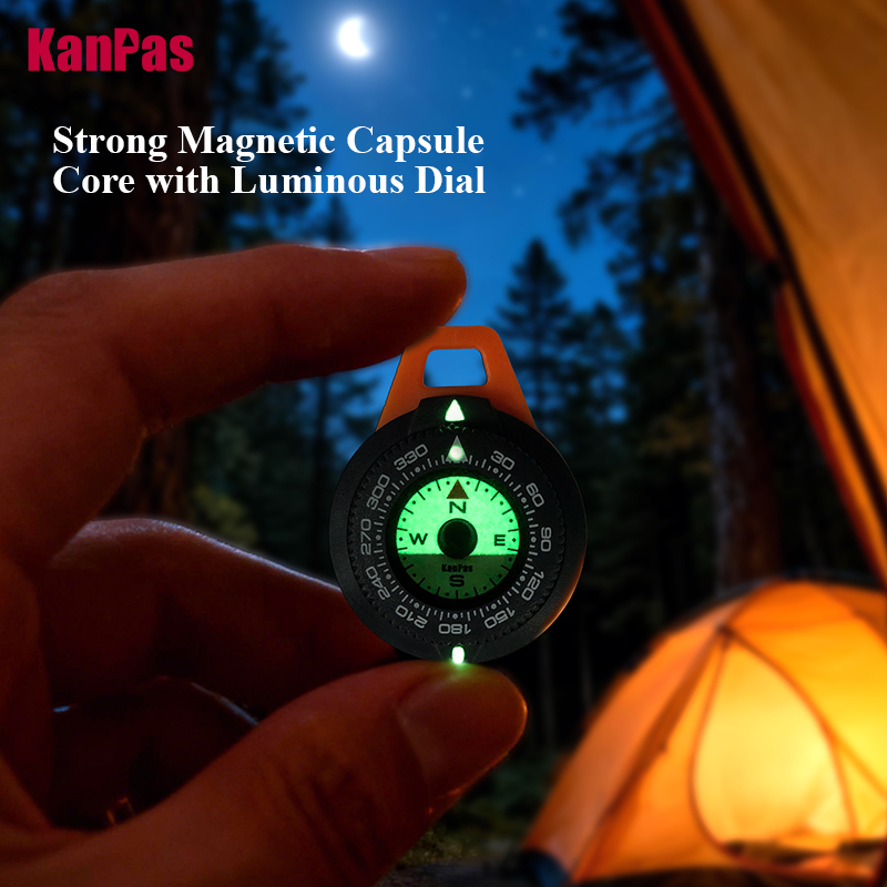 KANPAS EDC Mini Compass, Lumin - огляд і ціна Outdoor Adventure Gear