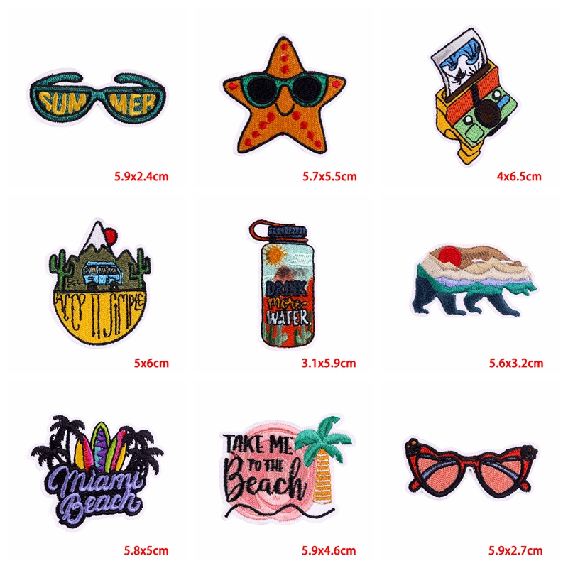 10PCS Iron On Patches Outdoor  - огляд і ціна Outdoor Adventure Travel Show