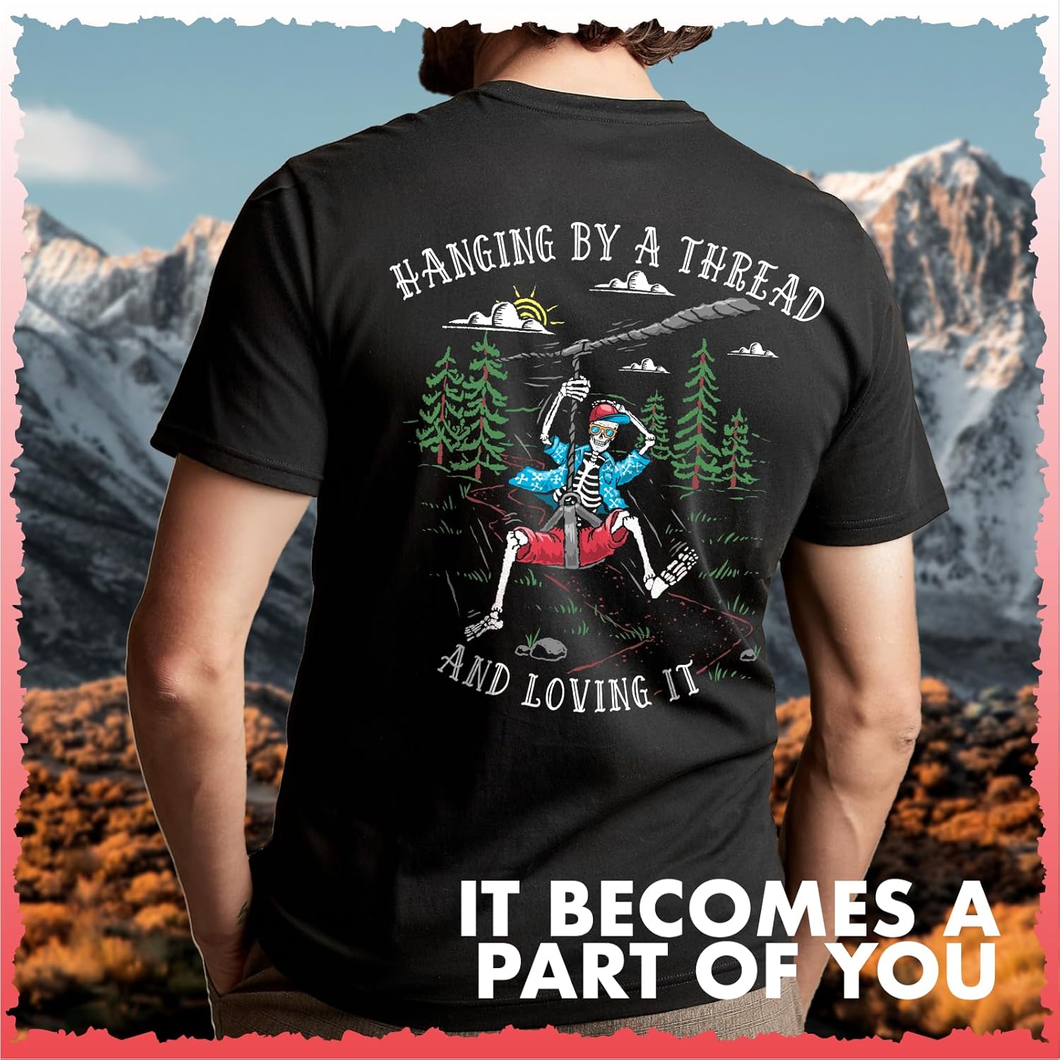 Hanging By A Thread Skeleton Z - огляд і ціна Outdoor Adventure Zipline