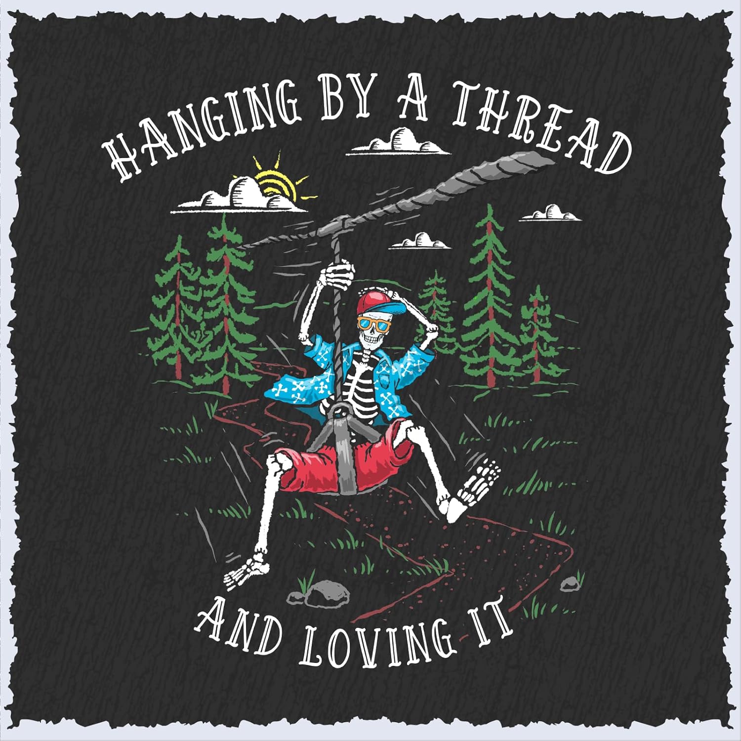 Hanging By A Thread Skeleton Z - огляд і ціна Outdoor Adventure Zipline
