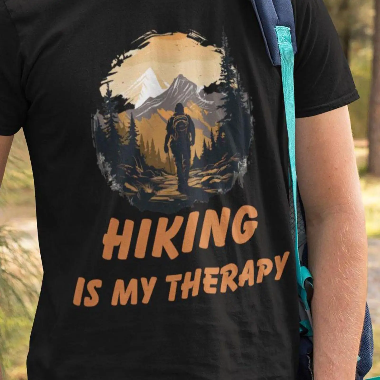Hiking Is My Therapy T Shirt N - огляд і ціна Outdoor Adventure Therapy