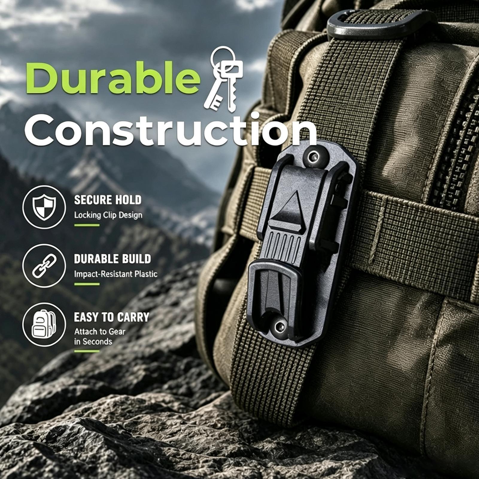 Belt Clips Heavy-Duty Backpack - огляд і ціна Outdoor Adventure Backpack