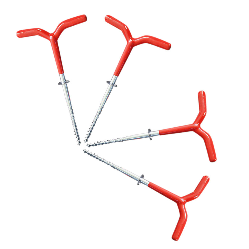 4pcs Ice Nail Anchors Metal Ru - огляд і ціна Outdoor Adventure Gear